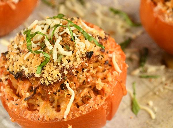 Chicken Parmesan Stuffed Tomatoes - Step 6